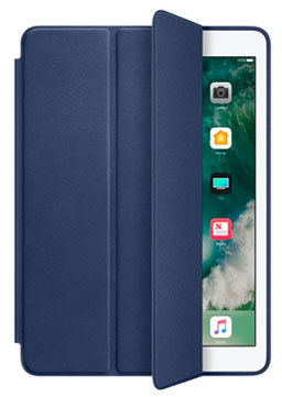Купить кожаную обложку Smart Cover для iPad синюю
