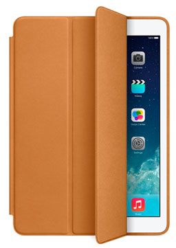 Купить кожаную обложку Smart Cover для iPad коричневую
