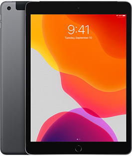 iPad 2019 space-gray lte