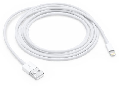 Купить кабель Apple Lightning to USB 2 м (белый) [MD819ZM/A]